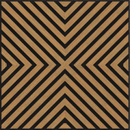 Mexen Linea 01 akustický nástěnný panel 60 x 60 cm (4ks), plsť 9 mm, technická dýha, Dub Classic - S110-60607-01-041