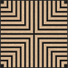 Mexen Linea 02 akustický nástěnný panel 60 x 60 cm (4ks), plsť 9 mm, technická dýha, Bělený Dub - S110-60607-02-040