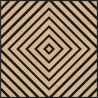 Mexen Linea 03 akustický nástěnný panel 60 x 60 cm (4ks), plst 9 mm, technická dýha, Bělený Dub - S110-60607-03-040