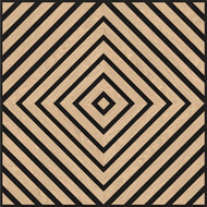 Mexen Linea 03 akustický nástěnný panel 60 x 60 cm (4ks), plst 9 mm, technická dýha, Bělený Dub - S110-60607-03-040