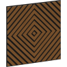 Mexen Linea 03 akustický nástěnný panel 60 x 60 cm (4ks), plst 9 mm, technická dýha, Přírodní dub - S110-60607-03-042