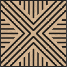 Mexen Linea 06 akustický nástěnný panel 60 x 60 cm (4ks), plsť 9 mm, technická dýha, bělený dub - S110-60607-06-040