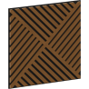 Mexen Linea 08 akustický stěnový panel 60 x 60 cm (4 ks), plsť 9 mm, technická dýha, Přírodní Dub - S110-60607-08-042