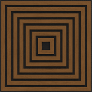 Mexen Linea 13 akustický nástěnný panel 60 x 60 cm (4 ks), plsť 9 mm, technická dýha, Přírodní Dub - S110-60607-13-042