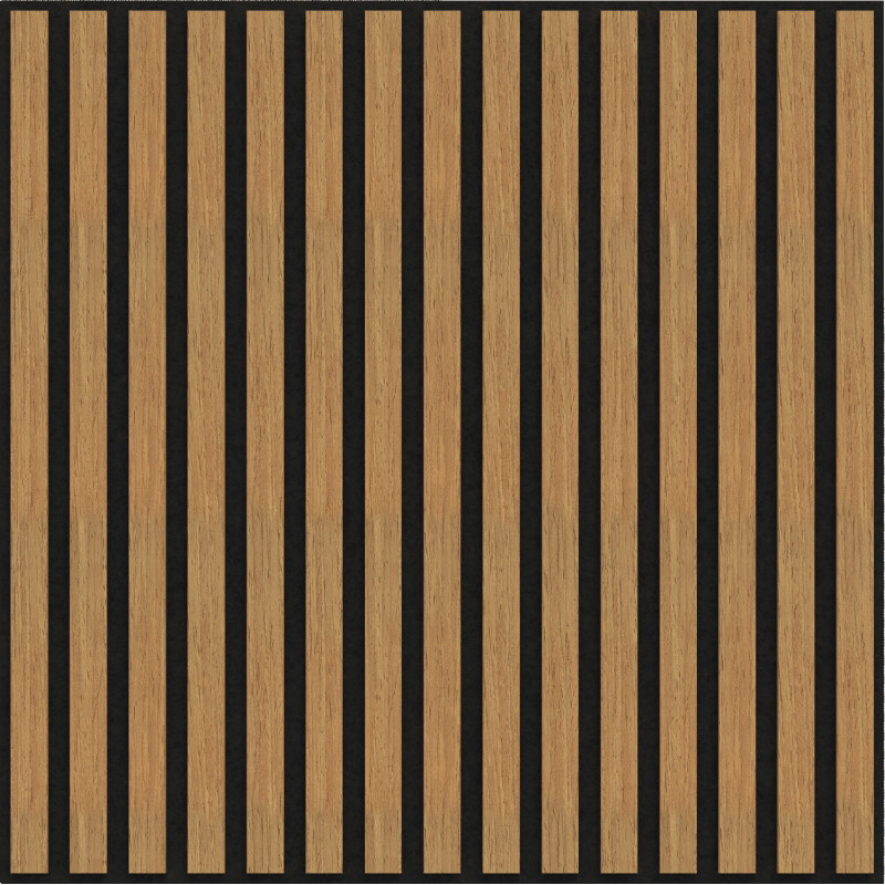 Mexen Linea 15 akustický nástěnný panel 60 x 60 cm (4ks), plsť 9 mm, technická dýha, Dub Classic - S110-60607-15-041
