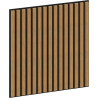 Mexen Linea 15 akustický nástěnný panel 60 x 60 cm (4ks), plsť 9 mm, technická dýha, Dub Classic - S110-60607-15-041