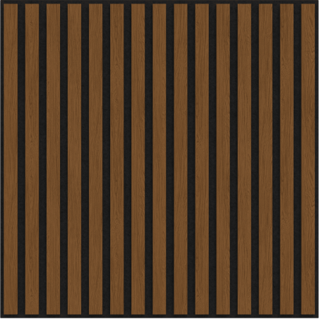 Mexen Linea 15 akustický nástěnný panel 60 x 60 cm (4ks), plsť 9 mm, technická dýha, přírodní dub - S110-60607-15-042