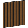 Mexen Linea 15 akustický nástěnný panel 60 x 60 cm (4ks), plsť 9 mm, technická dýha, přírodní dub - S110-60607-15-042