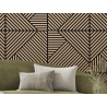 Mexen Linea 25 akustický nástěnný panel 60 x 60 cm (4 ks), plsť 9 mm, technická dýha, bělený dub - S110-60607-25-040