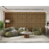 Mexen Linea 25 akustický nástěnný panel 60 x 60 cm (4 ks), plsť 9 mm, technická dýha, Dub Classic - S110-60607-25-041