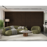 Mexen Linea 26 akustický stěnový panel 60 x 60 cm (4ks), plsť 9 mm, technická dýha, Dub Mocca - S110-60607-26-045