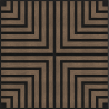 Mexen Linea 02 akustický nástěnný panel 60 x 60 cm (4 ks), plsť 9 mm, technická dýha, Tmavý Ořech - S110-60607-02-044
