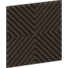 Mexen Linea 01 akustický nástěnný panel 60 x 60 cm (4ks), filc 9 mm, technická dýha, Dub Mocca - S110-60607-01-045