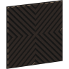 Mexen Linea 01 akustický stěnový panel 60 x 60 cm (4 ks), filc 9 mm, technická dýha, Černý Dub - S110-60607-01-046