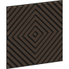 Mexen Linea 03 akustický stěnový panel 60 x 60 cm (4 ks), plsť 9 mm, technická dýha, Dub Mocca - S110-60607-03-045