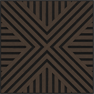 Mexen Linea 06 akustický nástěnný panel 60 x 60 cm (4ks), plsť 9 mm, technická dýha, Mocca dub - S110-60607-06-045