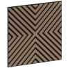 Mexen Linea 01 akustický nástěnný panel 60 x 60 cm (4ks), plsť 9 mm, technická dýha, Světlý Ořech - S110-60607-01-047