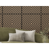 Mexen Linea 01 akustický nástěnný panel 60 x 60 cm (4ks), plsť 9 mm, technická dýha, Světlý Ořech - S110-60607-01-047