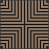 Mexen Linea 02 akustický nástěnný panel 60 x 60 cm (4 ks), plsť 9 mm, technická dýha, Světlý ořech - S110-60607-02-047