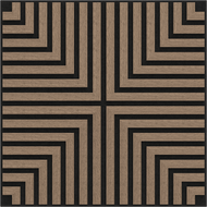 Mexen Linea 02 akustický nástěnný panel 60 x 60 cm (4 ks), plsť 9 mm, technická dýha, Světlý ořech - S110-60607-02-047
