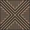 Mexen Linea 06 akustický nástěnný panel 60 x 60 cm (4ks), plsť 9 mm, technická dýha, Světlý ořech - S110-60607-06-047