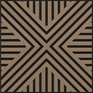 Mexen Linea 06 akustický nástěnný panel 60 x 60 cm (4ks), plsť 9 mm, technická dýha, Světlý ořech - S110-60607-06-047