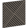 Mexen Linea 08 akustický nástěnný panel 60 x 60 cm (4 ks), plsť 9 mm, technická dýha, Šedý Dub - S110-60607-08-043