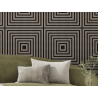 Mexen Linea 13 akustický nástěnný panel 60 x 60 cm (4 ks), plsť 9 mm, technická dýha, Šedý Dub - S110-60607-13-043