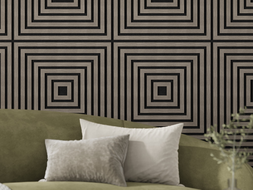 Mexen Linea 13 akustický nástěnný panel 60 x 60 cm (4 ks), plsť 9 mm, technická dýha, Šedý Dub - S110-60607-13-043