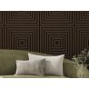 Mexen Linea 13 akustický stěnový panel 60 x 60 cm (4ks), plsť 9 mm, technická dýha, Dub Mocca - S110-60607-13-045