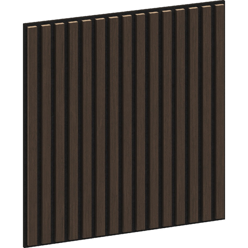 Mexen Linea 15 akustický nástěnný panel 60 x 60 cm (4 ks), plsť 9 mm, technická dýha, Dub Mocca - S110-60607-15-045