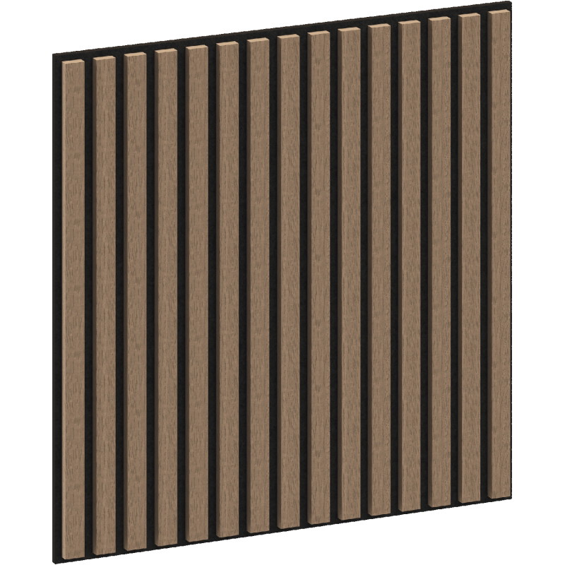 Mexen Linea 15 akustický nástěnný panel 60 x 60 cm (4 ks), plsť 9 mm, technická dýha, Světlý Ořech - S110-60607-15-047