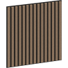 Mexen Linea 15 akustický nástěnný panel 60 x 60 cm (4 ks), plsť 9 mm, technická dýha, Světlý Ořech - S110-60607-15-047