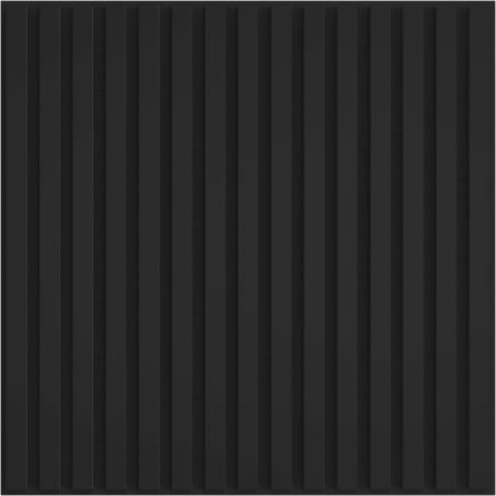 Mexen Linea 15 akustický stěnový panel 60 x 60 cm (4ks), plst 9 mm, technologická dýha, Černý Mat - S110-60607-15-053