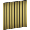 Mexen Linea 15 akustický nástěnný panel 60 x 60 cm (4ks), plsť 9 mm, technická dýha, Zlatý - S110-60607-15-057
