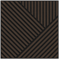Mexen Linea 25 akustický nástěnný panel 60 x 60 cm (4ks), plsť 9 mm, technická dýha, Dub Mocca - S110-60607-25-045