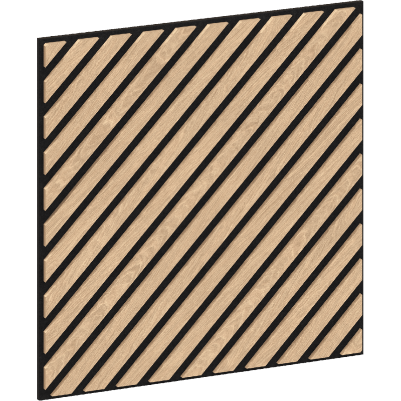 Mexen Lam-B nástěnné lamely 275 x 30 cm, HDF deska 4 mm, technická dýha, Pískový Dub - S100-275307-3015-001