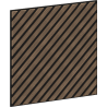 Mexen Lam-B nástěnné lamely 275 x 30 cm, HDF deska 4 mm, technická dýha, Pískový Dub - S100-275307-3015-001