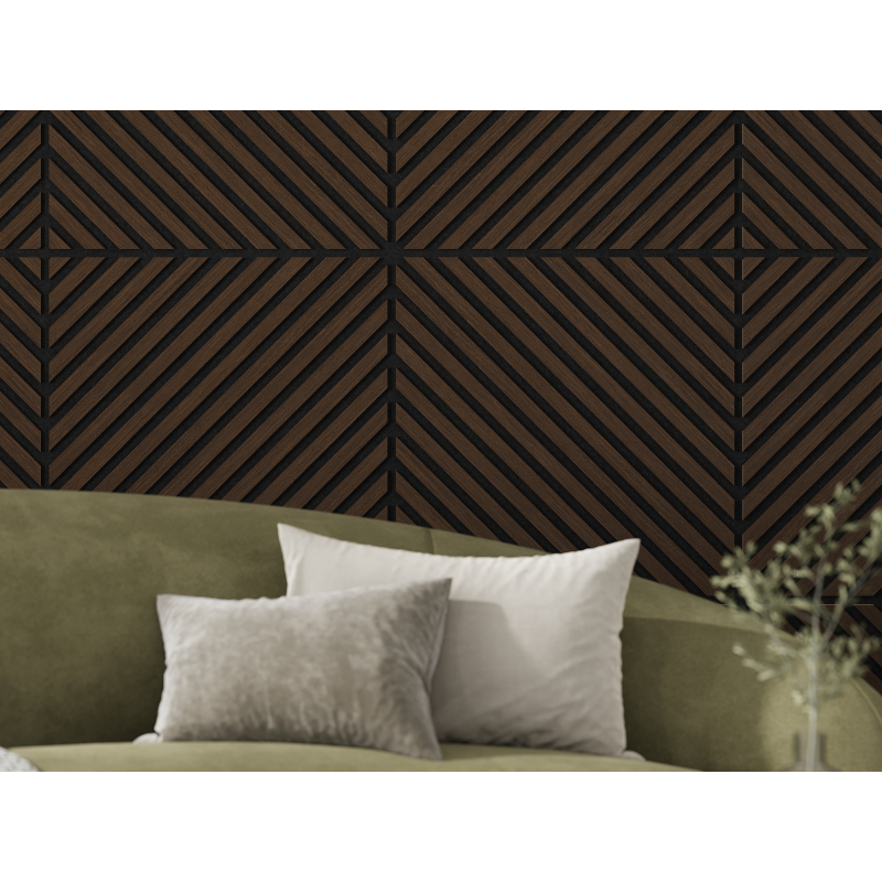 Mexen Lam-B nástěnné lamely 275 x 30 cm, HDF deska 4 mm, technická dýha, Pískový Dub - S100-275307-3015-001