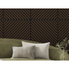 Mexen Linea 39 akustický stěnový panel 60 x 60 cm (4 ks), plsť 9 mm, technická dyha, Dub Mocca - S110-60607-39-045