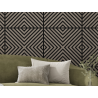 Mexen Linea 01 akustický nástěnný panel 60 x 60 cm (4ks), plsť 9 mm, technická dýha, Šedý Dub - S110-60607-01-043