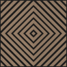 Mexen Linea 03 akustický nástěnný panel 60 x 60 cm (4 ks), plst 9 mm, technická dýha, Světlý Ořech - S110-60607-03-047