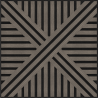 Mexen Linea 05 akustický nástěnný panel 60 x 60 cm (4ks), plsť 9 mm, technická dýha, Šedý Dub - S110-60607-05-043