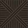 Mexen Linea 05 akustický nástěnný panel 60 x 60 cm (4ks), plsť 9 mm, technická dýha, Dub Mocca - S110-60607-05-045