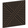 Mexen Linea 05 akustický nástěnný panel 60 x 60 cm (4ks), plsť 9 mm, technická dýha, Dub Mocca - S110-60607-05-045