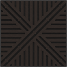 Mexen Linea 05 akustický nástěnný panel 60 x 60 cm (4 ks), plsť 9 mm, technická dýha, Černý dub - S110-60607-05-046
