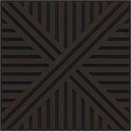 Mexen Linea 05 akustický nástěnný panel 60 x 60 cm (4 ks), plsť 9 mm, technická dýha, Černý dub - S110-60607-05-046