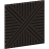 Mexen Linea 05 akustický nástěnný panel 60 x 60 cm (4 ks), plsť 9 mm, technická dýha, Černý dub - S110-60607-05-046