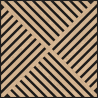 Mexen Linea 08 akustický nástěnný panel 60 x 60 cm (4 ks), plsť 9 mm, technická dýha, bělený dub - S110-60607-08-040