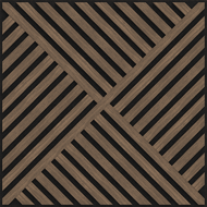 Mexen Linea 08 akustický stěnový panel 60 x 60 cm (4ks), plsť 9 mm, technická dýha, Tmavý ořech - S110-60607-08-044